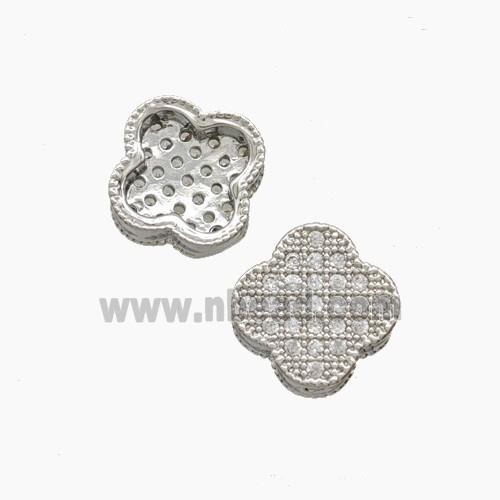 Copper Pendant Pave Zircon, Gold Plated