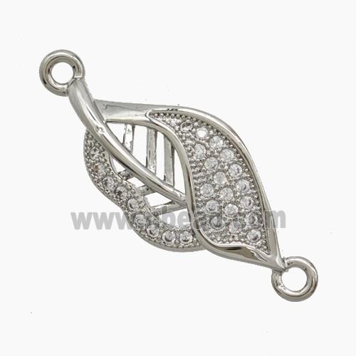 Copper Pendant Pave Zircon, Gold Plated