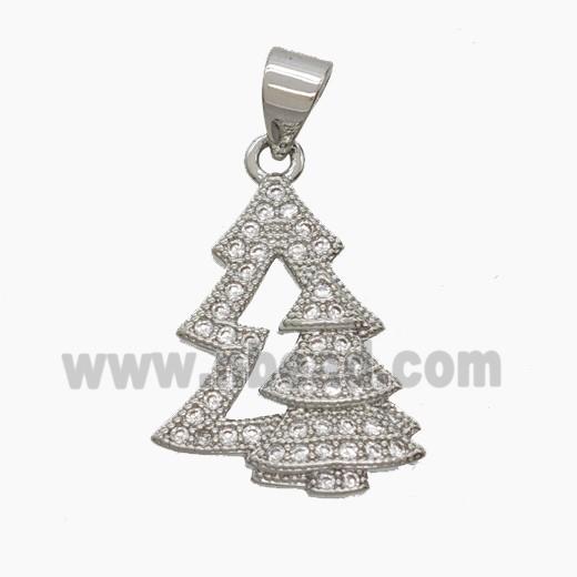 Copper Pendant Pave Zircon, Gold Plated
