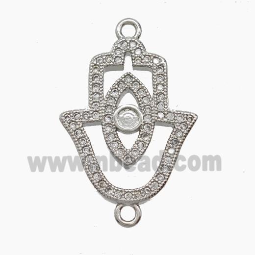 Copper Pendant Pave Zircon, Gold Plated