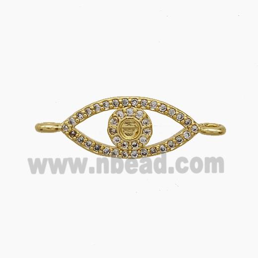 Copper Pendant Pave Zircon, Gold Plated
