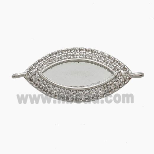 Copper Pendant Pave Zircon, Gold Plated