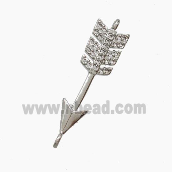 Copper Pendant Pave Zircon, Gold Plated