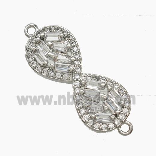 Copper Pendant Pave Zircon, Gold Plated
