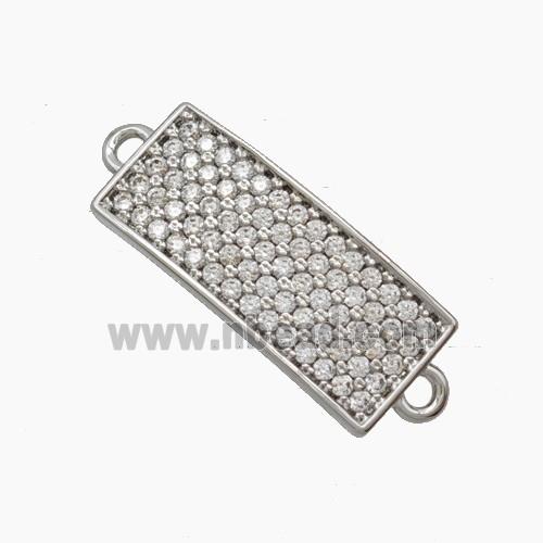 Copper Pendant Pave Zircon, Gold Plated