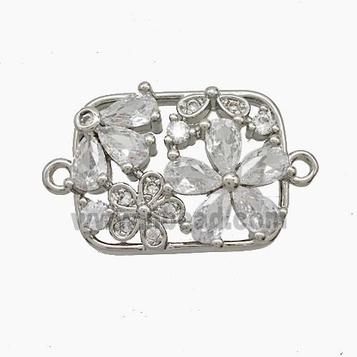 Copper Pendant Pave Zircon, Gold Plated