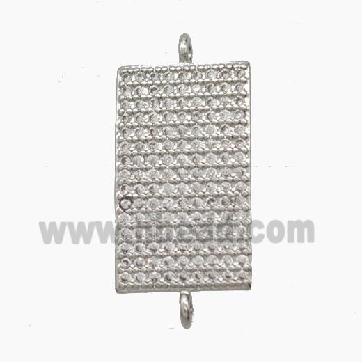 Copper Pendant Pave Zircon, Gold Plated