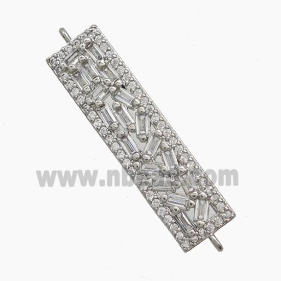 Copper Pendant Pave Zircon, Gold Plated