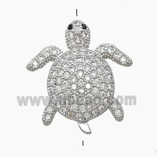 Copper Pendant Pave Zircon, Gold Plated