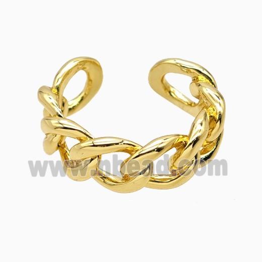 Copper Rings 18K Gold Plated