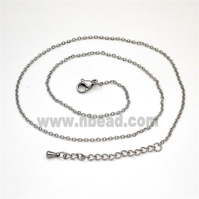 Row Stainless Steel Necklace Chain