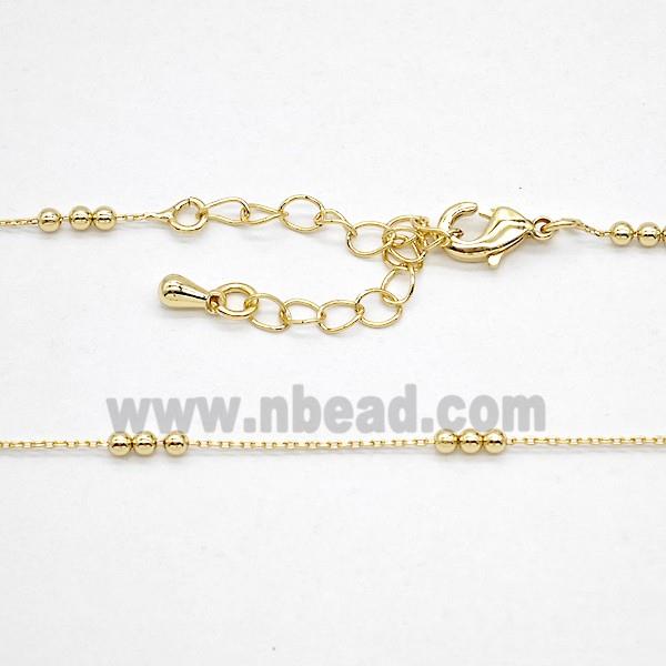 Copper Necklace Chain Gold Plated