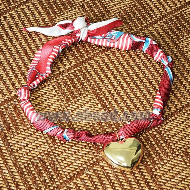 Jewelry Findings Necklace with Silk scarf