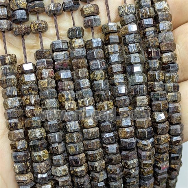 Natural Bronzite Hexagon Beads