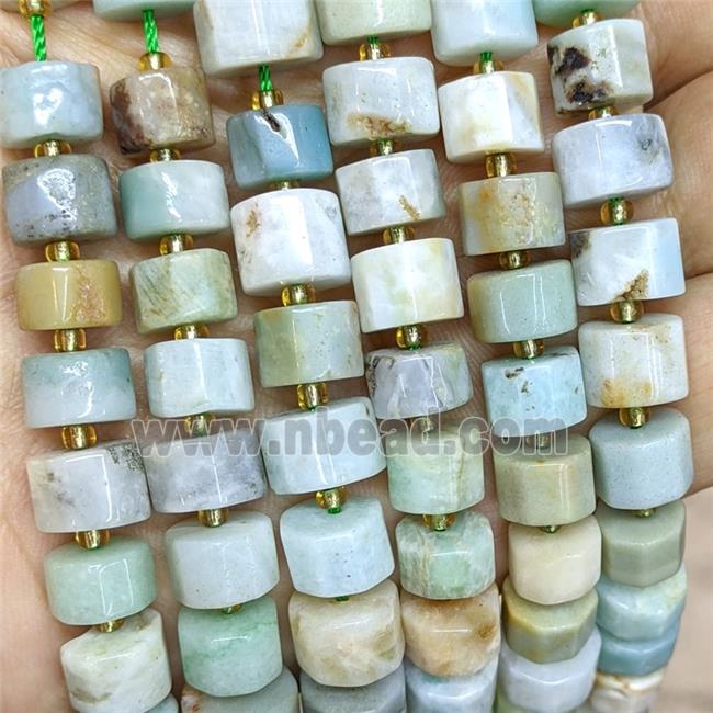 Natural Chinese Amzonite Heishi Beads