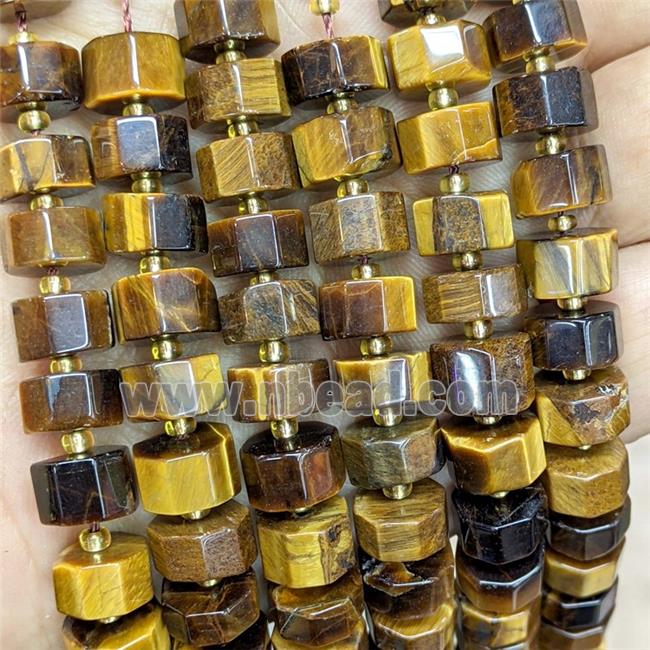 Natural Tiger Eye Stone Heishi Spacer Beads A-Grade