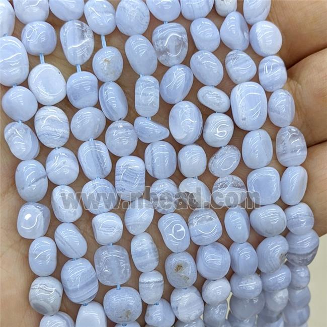 Natural Blue Lace Agate Chip Beads Freeform