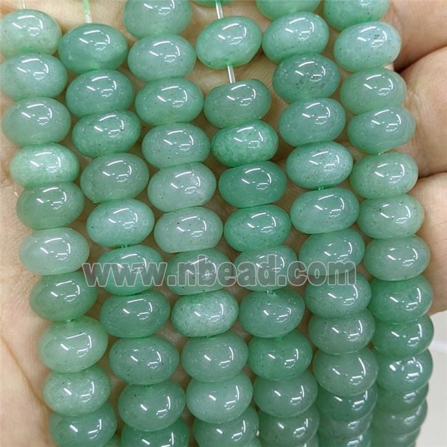 Natural Green Aventurine Beads Smooth Rondelle