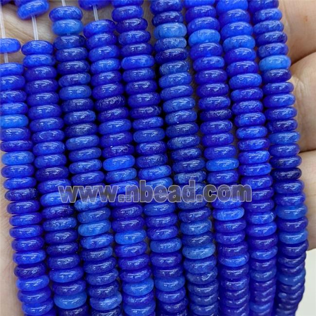 Jade Heishi Beads Royalblue Dye
