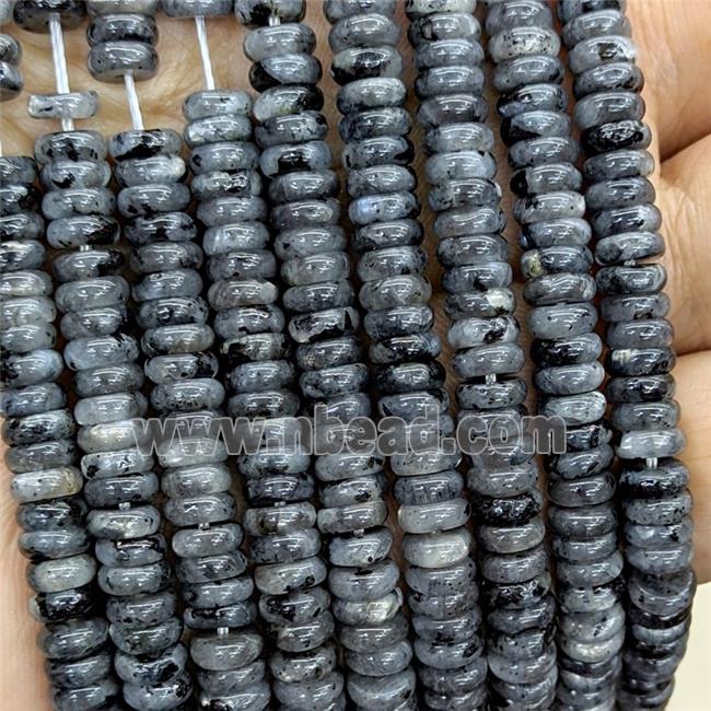 Natural Black Labradorite Heishi Beads