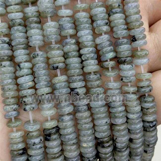 Natural Labradorite Heishi Beads