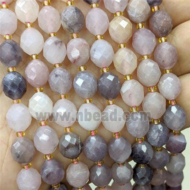 Violet Jasper Beads Faceted Rice