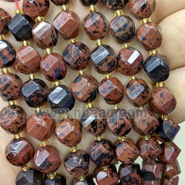 Natural Autumn Jasper Twist Beads