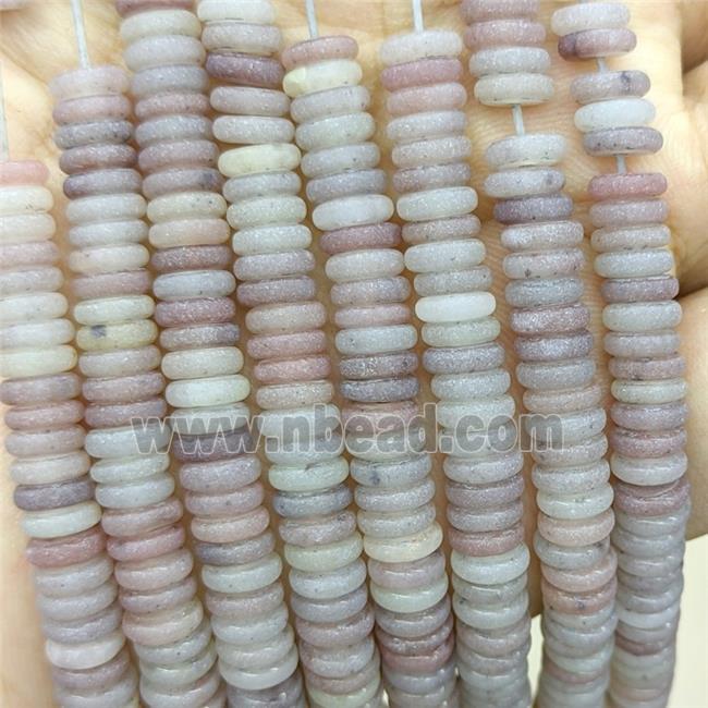 Purple Aventurine Heishi Beads Matte
