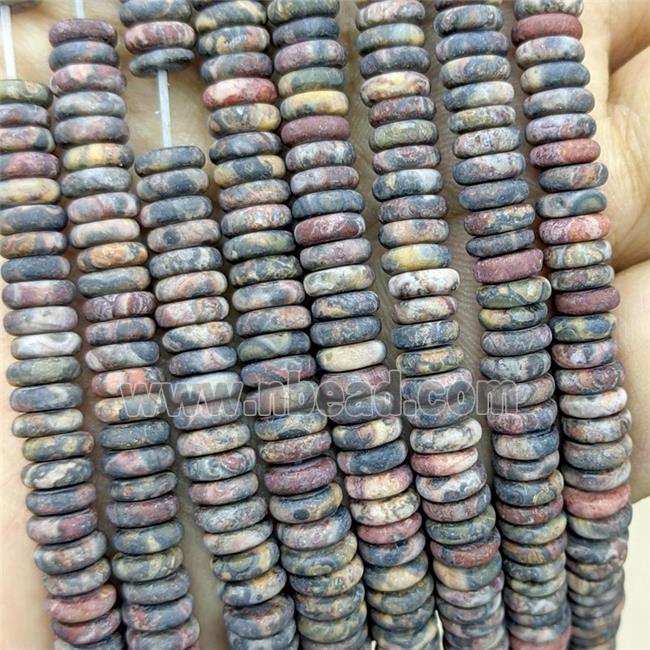 Ocean Jasper Heishi Beads Multicolor Matte