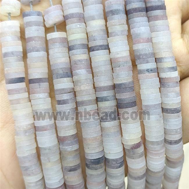 Purple Aventurine Heishi Beads Matte