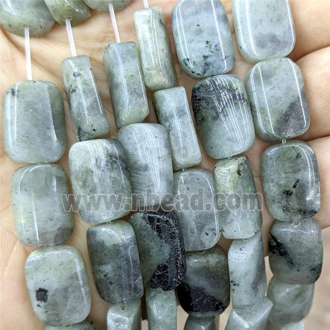 Natural Labradorite Rectangle Beads