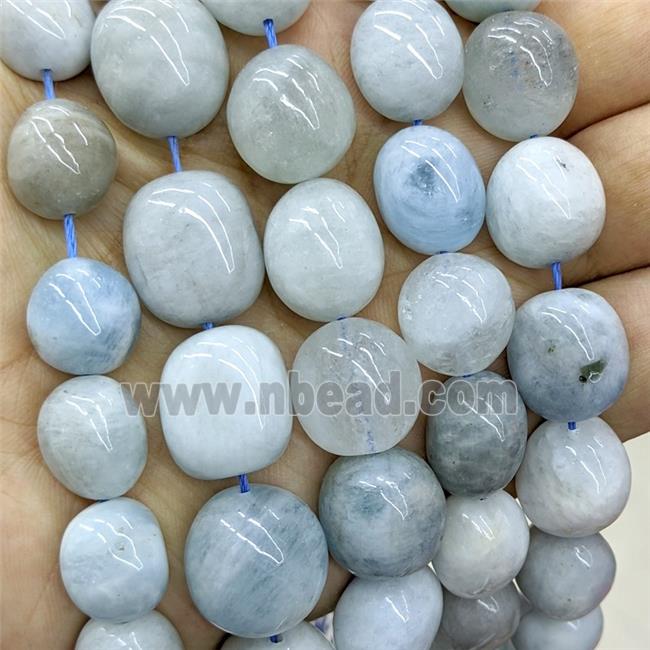 Natural Aquamarine Nugget Beads Blue Freeform