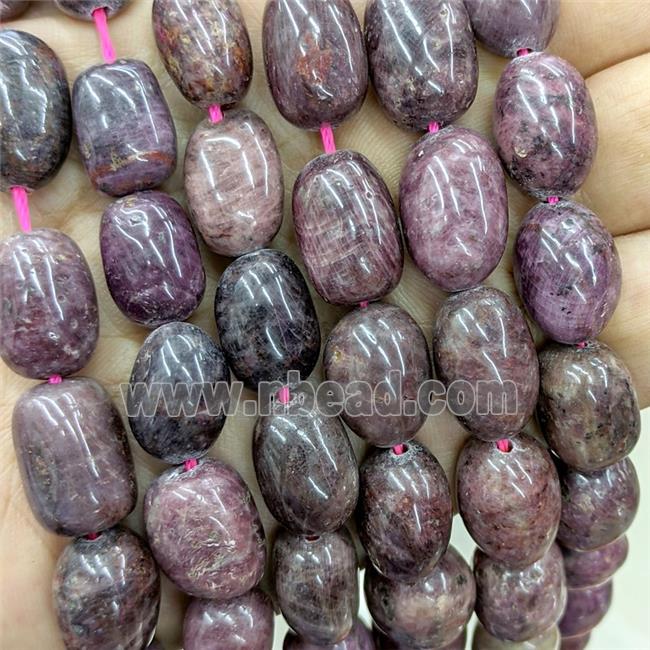 Natural Red Rhodonite Nugget Beads Freeform