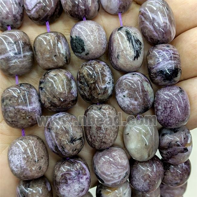 Natural Charoite Nugget Beads Purple Freeform