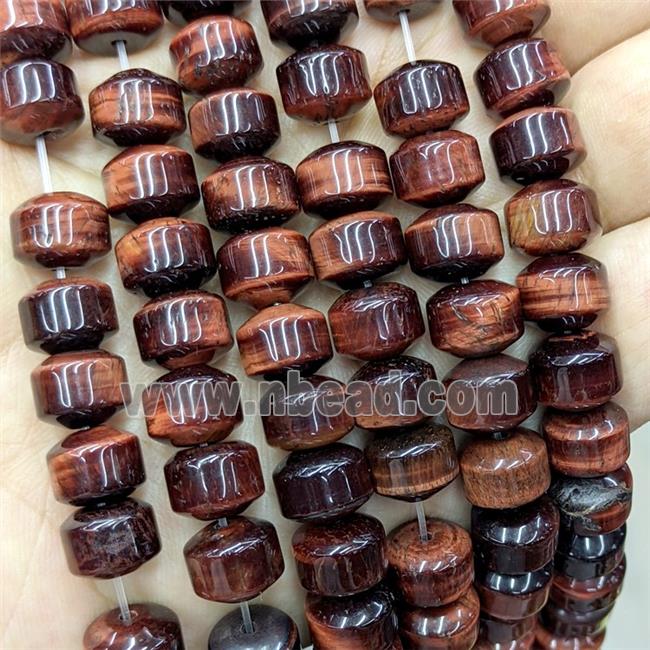 Red Tiger Eye Stone Heishi Beads