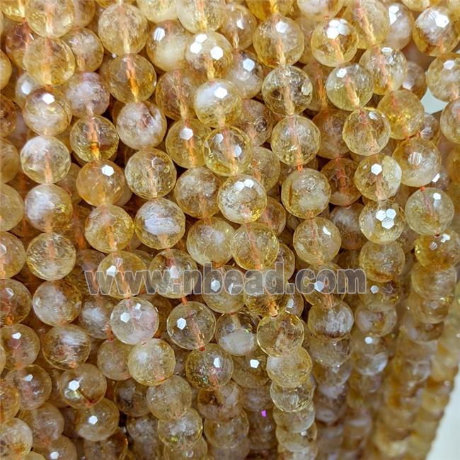 gemstone bead, faceted round