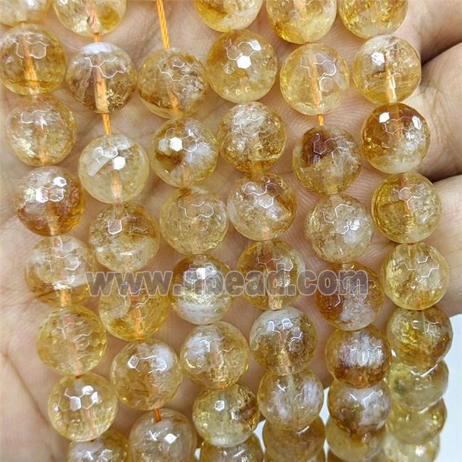 gemstone bead, faceted round