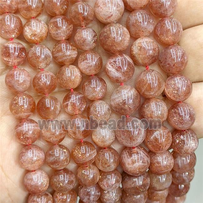 Natural Orange Sunstone Beads AA-Grade
