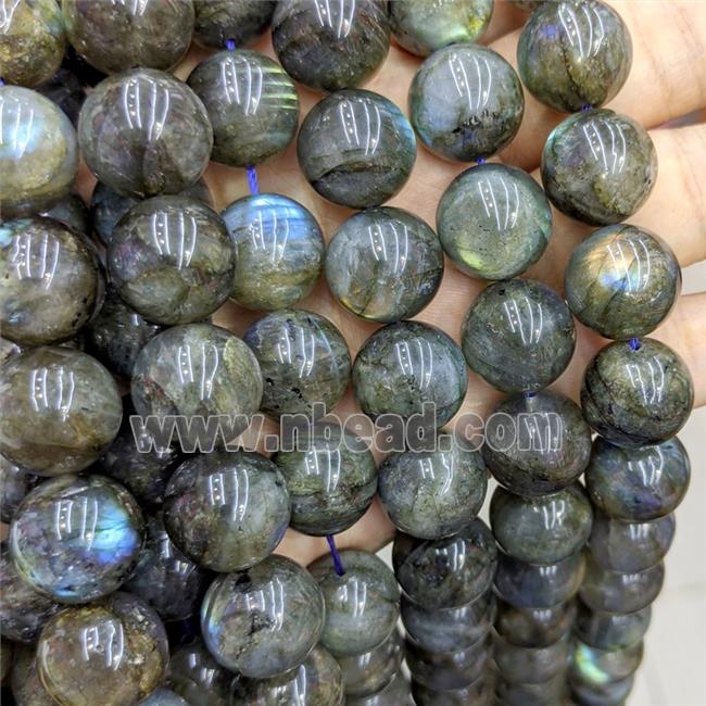 Natural Labradorite Beads A-Grade Smooth Round