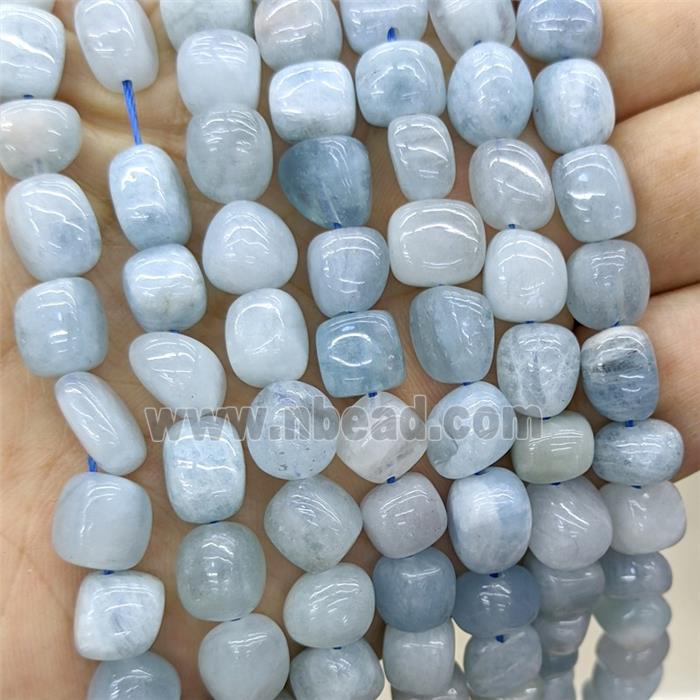 Natural Blue Aquamarine Chips Beads Freeform