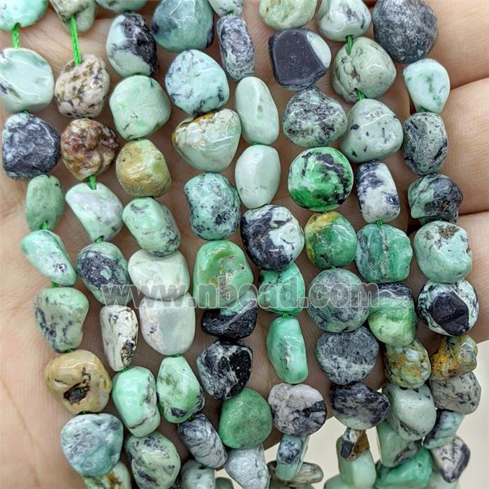 Natural Green Chrysotine Chips Beads Freeform