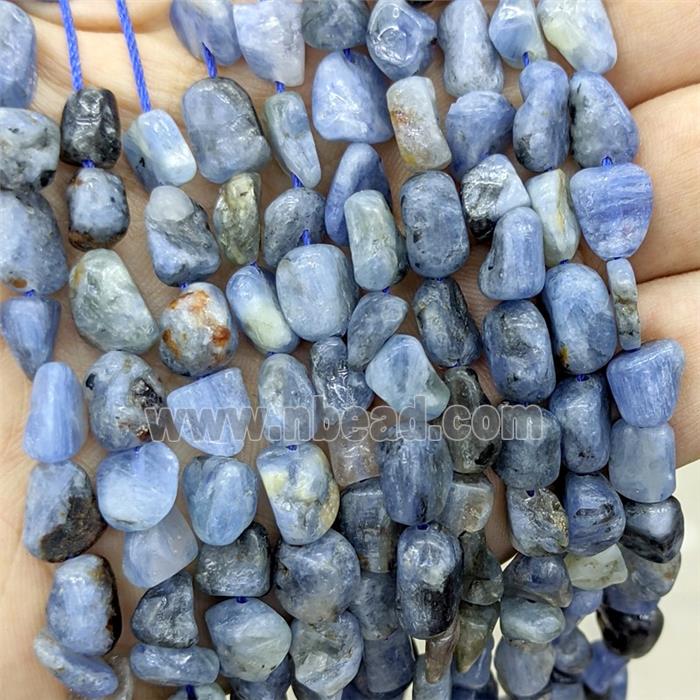 Natural Blue Kyanite Chips Beads Freeform