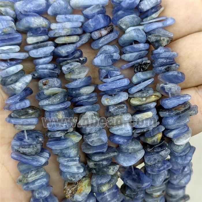 Natural Blue Kyanite Chips Beads Freeform