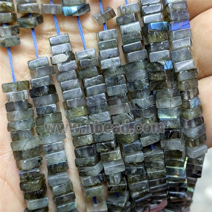 Natural Labradorite Square Beads