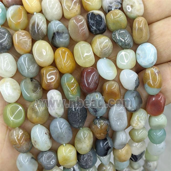 Chinese Amazonite Chips Beads Freeform Multicolor