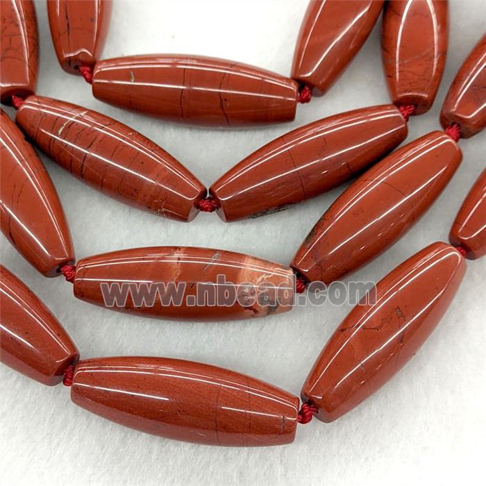 Natural Red Jasper Rice Beads