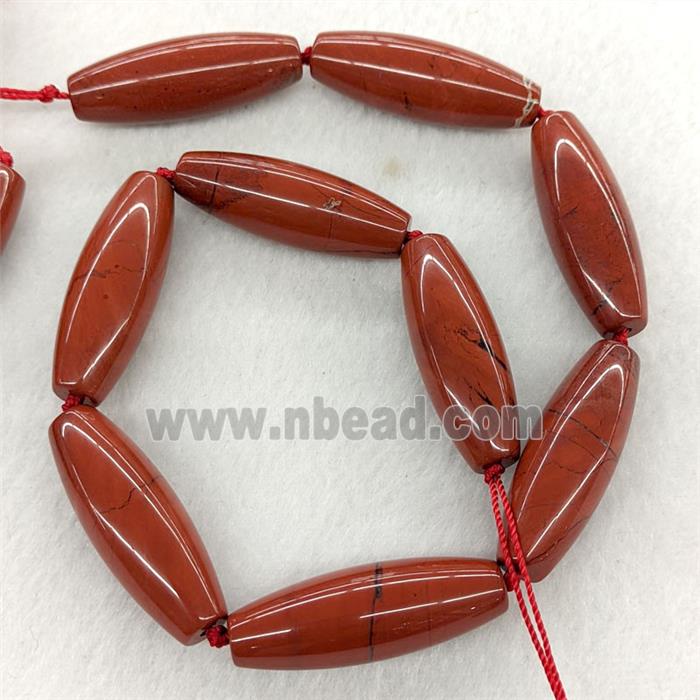 Natural Red Jasper Rice Beads