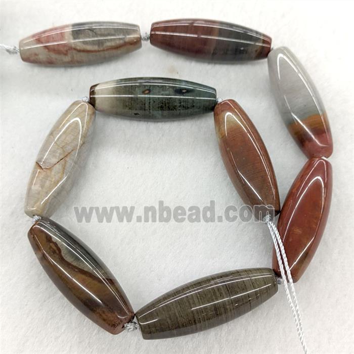 Natural Ocean Jasper Rice Beads