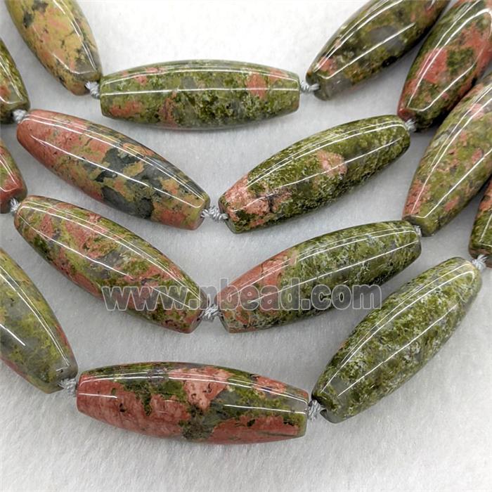 Natural Unakite Rice Beads