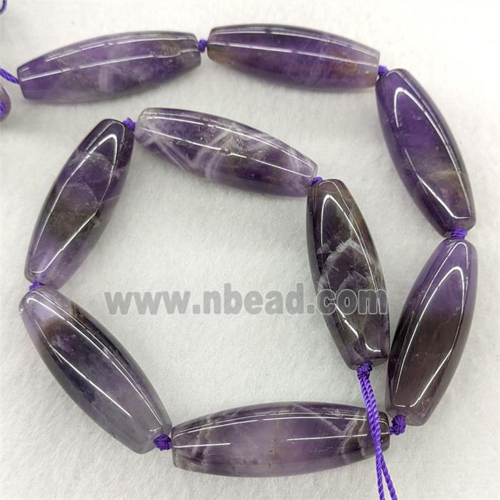 Natural Purple Amethyst Rice Beads